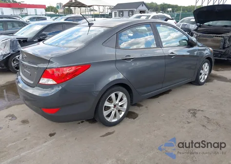 2012 Hyundai Accent Gls из США, поврежденный, VIN KMHCU4AE1CU127609